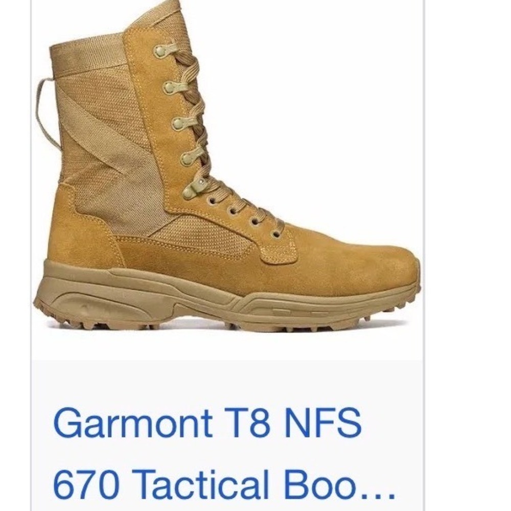 Garmont Tactical Boots Mens 12 Wide Coyote Brown Military *Right Boot Only